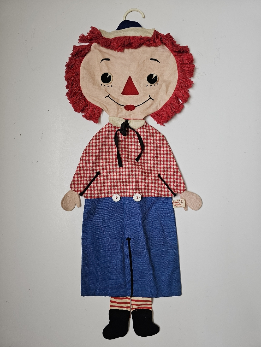 Vintage 1968 Raggedy Ann Pajama Bag Diaper Holder By Simon Simple Originals